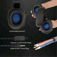 Load image into Gallery viewer, 3.5mm Wired Gaming Headphones With Microphone 120° Adjustable PC Bass Stereo Gamer Headset For PS4 PS5 Xbox Smartphone Laptop
