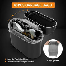 Load image into Gallery viewer, Car Trash Can (with Lid) Contains 60 (300) Garbage Bags, Small Car Trash Can, Leak-proof Mini Car Accessories
