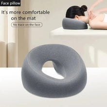 Load image into Gallery viewer, Face Down Memory Foam Pillow – Ergonomic Desk Nap &amp; Massage Pillow for Prone Resting, Travel &amp; Home Use
