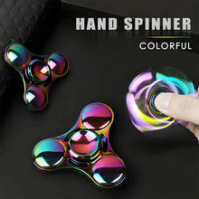Load image into Gallery viewer, Stainless Steel Fidget Spinner – High-Speed Precision Metal Hand Spinner | 3+ Minute Spin Time for EDC, ADHD &amp; Anxiety Relief
