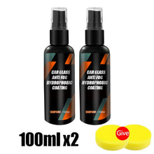 Load image into Gallery viewer, Water Repellent Spray Anti Rain Coating For Car Glass Hydrophobic Anti-rain Car Liquid Windshield Mirror Mask Auto Polish Kit
