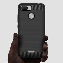 Load image into Gallery viewer, Brushed Carbon Fiber Case For xiaomi redmi 6 Shockproof Phone Cover For xaomi Redmi6 Full Protective Soft Silicone Phone Cases
