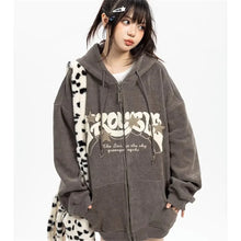 Load image into Gallery viewer, Women’s Y2K Embroidered Zip-Up Hoodie – Fashionable Autumn Long Sleeve Streetwear Top

