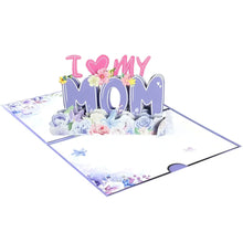 Load image into Gallery viewer, 3D Pop-Up Happy Birthday Rose Card - Perfect for Anniversaries, Mother's Day, Weddings - Greeting Women,Youngsters with Envelope
