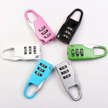 Load image into Gallery viewer, Mini Dial Digits Code Number Password Combination Padlock Safety Travel Security Lock for Luggage Lock Padlock Gym
