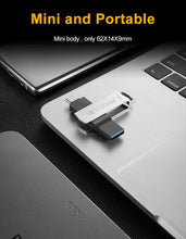 Load image into Gallery viewer, Kodak K273 Metal USB Flash Drive USB3.2 Type C Flash Drive 32GB 64GB 128GB 256GB High Speed for Car Laptop
