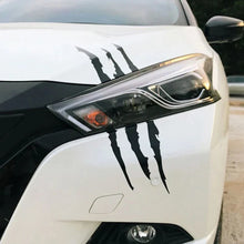 Load image into Gallery viewer, Reflective Monster Claw Car Sticker – Scratch Stripe Headlight Decal | Waterproof Vinyl Auto Exterior Decoration Accessories
