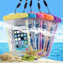Load image into Gallery viewer, Waterproof Phone Case Universal Mobile Cover case For iPhone 13 Pro Max Phone Bag Underwater Case Phone Plastic Waterproof Underwater Pouch for Mobile Phone Case &amp; Strap
