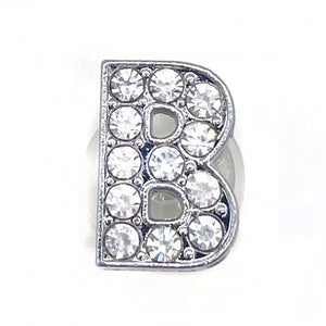 1pcs Metal Shoes Charms Accessories Garden Rhinestones Letters Shoe Decorations Diy Charm For Crocs Pins Chain X-mas Women Gifts