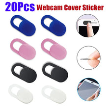 Load image into Gallery viewer, 20/10/1Pcs Webcam Cover Laptop Camera Cover Phone Antispy For iPad Macbook Pro Lenses Privacy Sticker Camera Blocker Slider
