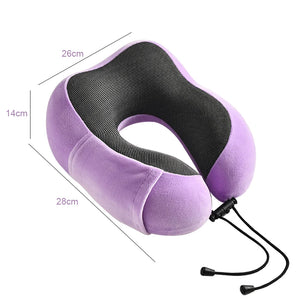 Soft Travel Pillow U Shaped Travel Healthcare Memory Foam Neck Cervical Airplane Pillow Neck Cushion