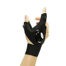 Load image into Gallery viewer, LED Flashlight Luminous Running Gloves Waterproof Cycling Camping Hiking Rescue Glove Lamp Lighting Gloves Fingerless Gloves
