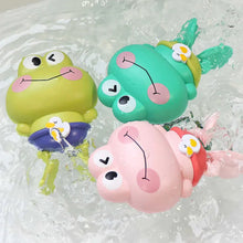 Load image into Gallery viewer, Children's Bath Toys - Clockwork Floating &amp; Swimming Frogs | Fun &amp; Safe for Kids
