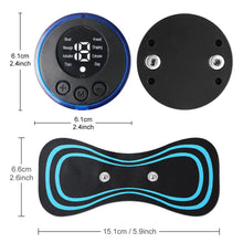 Load image into Gallery viewer, 5pcs set Neck Back Massager Sticker EMS Pulse Mini Electric Massage for Shoulder Leg Cervical Body Muscle Stimulator Relief Pain
