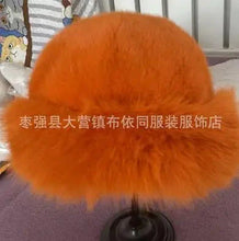 Load image into Gallery viewer, Furry Hats For Women, Autumn Winter Korean Style Warm Hats, Solid Color Flattering Mongolian Hats, Thickened Winter Outfits
