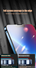 Load image into Gallery viewer, 4PCS Tempered Glass On iPhone 14 13 Mini 12 11 Pro Max X XS XR 7 8 Plus SE 3 Screen Protector For iPhone 14Plus Protective Film Screen Protector iPhone Screen Protector
