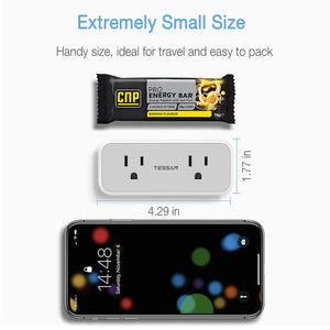 TESSAN Multi Outlet Splitter with 8 AC Outlets & 3 USB (1 USB C) Surge Protector Multi Outlet Extender for Home Office Dorm