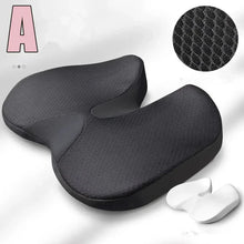 Load image into Gallery viewer, Orthopedic Memory Foam Seat Cushion – Non-Slip Tailbone &amp; Sciatica Relief Pillow for Office Chair and Car Seat

