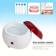 Load image into Gallery viewer, Retainer Cleaner Box &amp; Mouth Guard Cleaner - Ultrasonic Sonic Cleaning Device, Compact for Travel &amp; Ideal Oral Care Gift for Par
