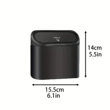 Load image into Gallery viewer, Car Trash Can (with Lid) Contains 60 (300) Garbage Bags, Small Car Trash Can, Leak-proof Mini Car Accessories
