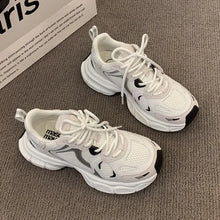 Load image into Gallery viewer, Women Luxary Chunky Sneakers Mesh Breathable Increased Internal Trainers Sports Running Casual Ladies Fitness Vulcanize Shoes
