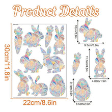 Load image into Gallery viewer, Rainbow Suncatcher Window Stickers – PVC Prism Decals
