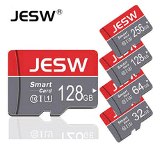 Load image into Gallery viewer, JESW Micro 256G Ultra Memory  SD Card TF Flash Card A1 V10 C10 U1 32GB 64G 16G 8G 4G Micro for Camera UAV Phone  Switch Table

