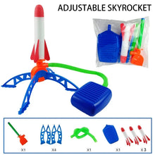 Load image into Gallery viewer, Kids Outdoor Rocket Launcher – Air-Powered Foot Pump Soaring Toy
