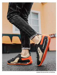 Men Running Shoes Outdoor Sport  Sneakers Man Vulcanized Shoes Flat Casual Sneakers for Men Shoes 2025 New Brand Footwear