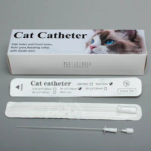 Cat Urinary Catheter with Stylet 3Fr 4Fr Veterinary Consumables