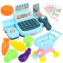 Load image into Gallery viewer, Simulation Shopping Cash House Toys Electronic Game Lighting And Sound Effects Supermarket Cashier Toys

