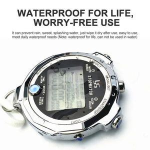 Professional Metal Luminous Digital Stopwatch Timer Multifuction Portable Sports Running Training Timer Chronograph Stop Watch