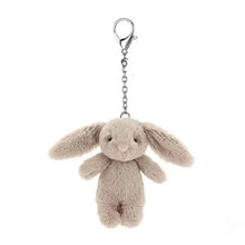 Load image into Gallery viewer, Cute Cartoon Rabbit Plush Keychain – Pompom Bag &amp; Phone Pendant
