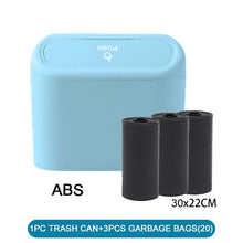 Load image into Gallery viewer, Car Trash Can (with Lid) Contains 60 (300) Garbage Bags, Small Car Trash Can, Leak-proof Mini Car Accessories
