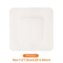 Load image into Gallery viewer, 5PC Portable Hydrocolloid Adhesive Dressing Wound Dressing Self Adhesive Breathable Ultra Thin Waterproof Bedsore Heal Pad Patch
