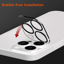 Load image into Gallery viewer, 3PCS Pack Tempered Glass Camera Lens Protector for iPhone 14 Pro max 9H Hardness Scratch Resistant for iPhone 14 Plus 13 12 11 Screen Protector with Camera Lens Case

