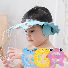 Load image into Gallery viewer, Baby Bath Protect Hair Hat Cartoon Shape Hair Shield Cap EVA Shampoo Hat Bathing Shower Cap Multipurpose Suitable Head Visor Hat
