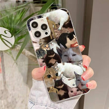 Load image into Gallery viewer, Crying Cat Memes Phone Case Mask Colorful Case For Cat Lovers For Iphone 7 And 8 In Moedern Design
