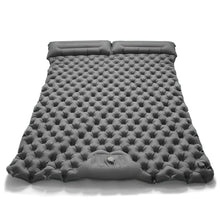 Load image into Gallery viewer, Double Inflatable Camping Mattress – Ultralight Folding Sleeping Pad with Built-in Pump

