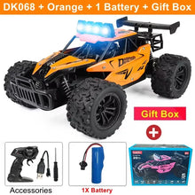 Load image into Gallery viewer, 1:16 RC Drift Racing Car - High-Speed Off-Road Alloy Truck with LED Lights, 20KM/H, 2.4G Radio Control for Kids &amp; Adults
