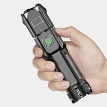 Load image into Gallery viewer, LED Camping Torch Flashlight High Power Rechargeable USB Spotlight Zoom Lantern Built-in Battery For Fishing Outdoor Waterproof
