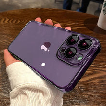 Load image into Gallery viewer, Luxury Square Transparent Case For iPhone  11 Pro Max Mini XR X XS Max 8 7 Plus Silicone Cover Protection Non-Yellowing Shockproof Phone Case for iPhone Elegant Transaprent Design For Iphone
