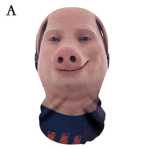 3D Realistic Face Masks Mascaras Realistic Mask Cosplay Prop Funny Mesh Mask Full Face Headwear Party Halloween Masks New