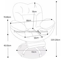 Load image into Gallery viewer, Large Soft Office Chair Home Gaming Computer Sofa Chair with Double Thick Armrest Gamer Comfortable Desk Rolling Swivel Chairs
