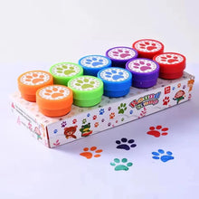 Load image into Gallery viewer, 10pcs Assorted Self-Inking Stamps for Kids - DIY Craft &amp; Scrapbooking
