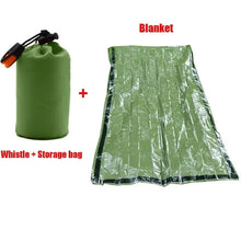 Load image into Gallery viewer, Emergency Sleeping Bag Lightweight Waterproof Outdoor First Aid Kit Waterproof Compression Backpack Hiking Camping Bedding
