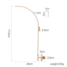Load image into Gallery viewer, Wooden Baby Rattle Crib Mobile Holder for Newborns
