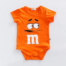 Load image into Gallery viewer, Soft Cotton Baby Romper (3–24M) – Cute Summer Short Sleeve Jumpsuit for Boys &amp; Girls
