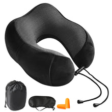 Load image into Gallery viewer, Soft Travel Pillow U Shaped Travel Healthcare Memory Foam Neck Cervical Airplane Pillow Neck Cushion
