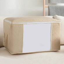 Load image into Gallery viewer, Large Capacity Foldable Clothes Storage Bag – Blanket &amp; Closet Organizer
